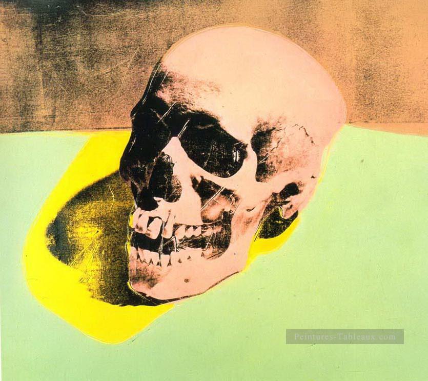 Crâne Andy Warhol Peintures à l'huile